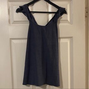 Old Navy Active ruffle trim tank top